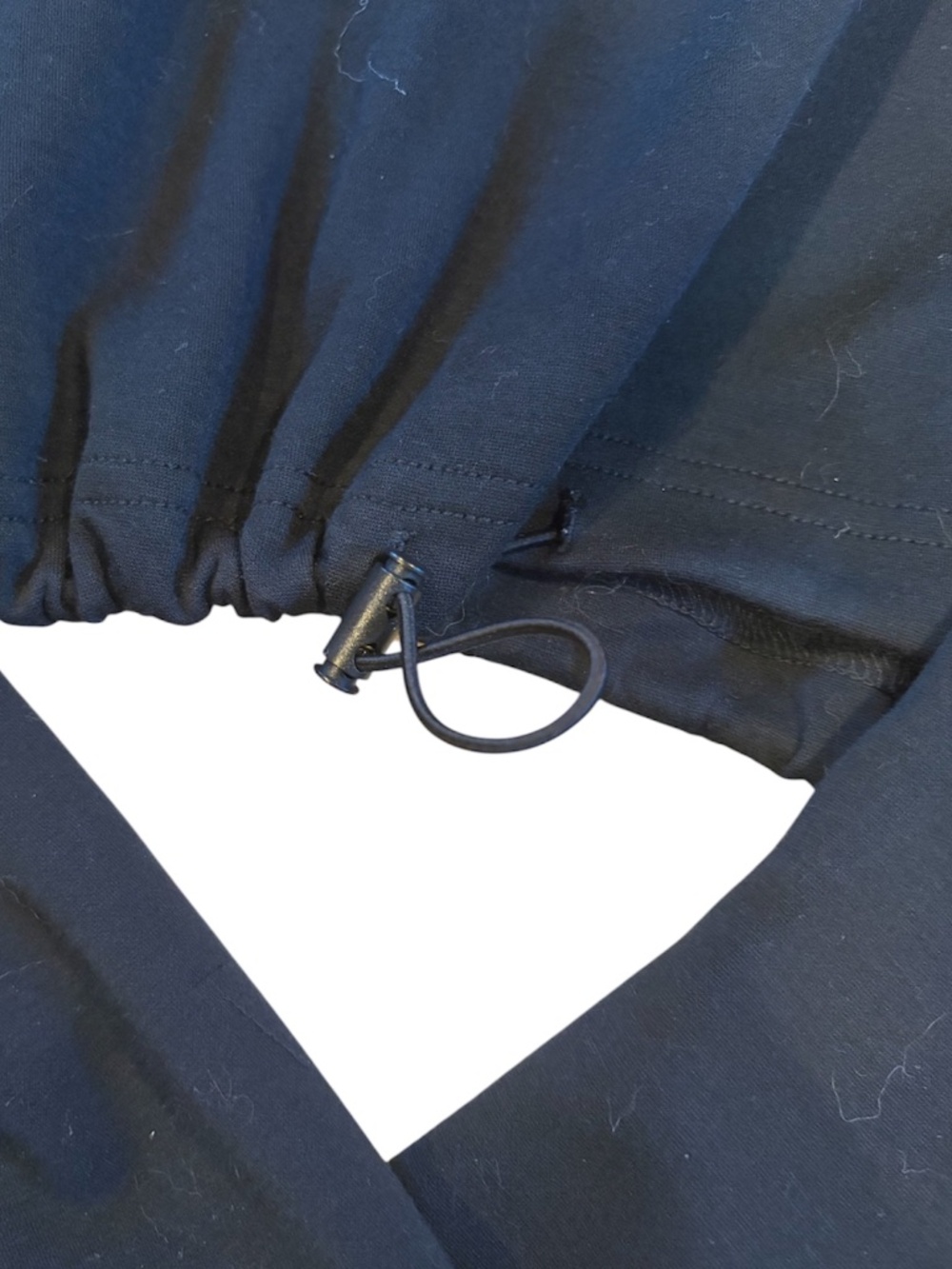 Hollister Gilly Hicks Black Long Sleeve Crop Top with Cinch Waist - Picture 3 of 4